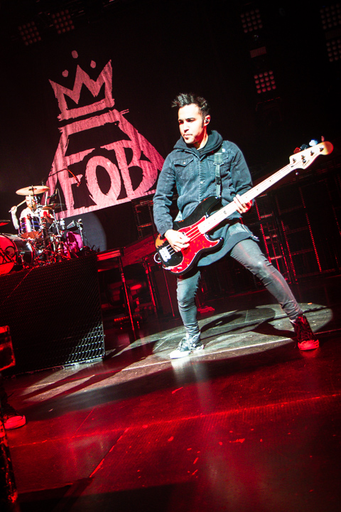 Fall Out Boy @ Ancienne Belgique, picture 14, photographed by Tom Stessens - FrontView Magazine