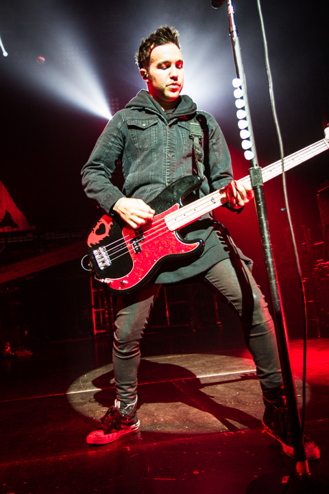 Fall Out Boy @ Ancienne Belgique, picture 17, photographed by Tom Stessens - FrontView Magazine