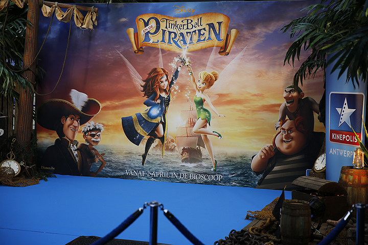 Première Tinkerbell en de piraten Kinepolis Antwerpen, picture 1, photographed by Marc Stoffels - FrontView Magazine