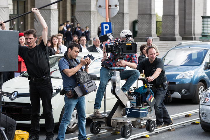 Setbezoek verfilming Brabançonne @ Expo Brussel Paleis 5, picture 41, photographed by Guy Danneels - FrontView Magazine
