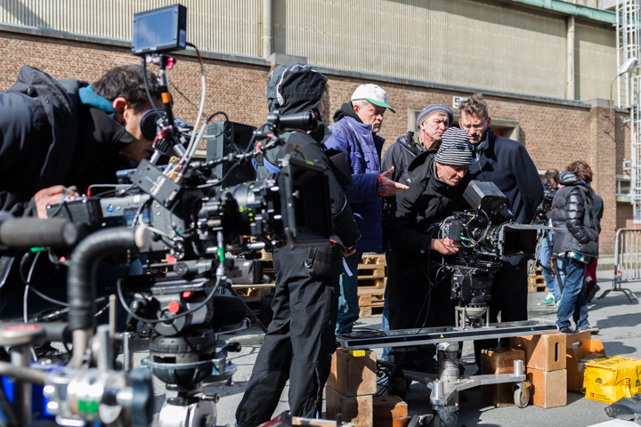 Setbezoek verfilming Brabançonne @ Expo Brussel Paleis 5, picture 24, photographed by Guy Danneels - FrontView Magazine