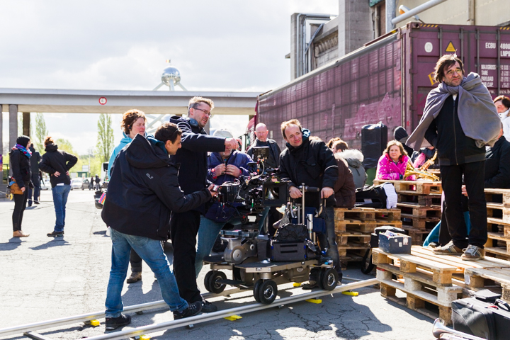 Setbezoek verfilming Brabançonne @ Expo Brussel Paleis 5, picture 52, photographed by Guy Danneels - FrontView Magazine