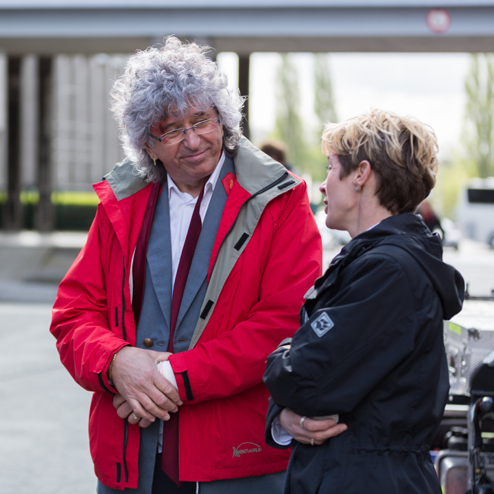 Setbezoek verfilming Brabançonne @ Expo Brussel Paleis 5, picture 76, photographed by Guy Danneels - FrontView Magazine