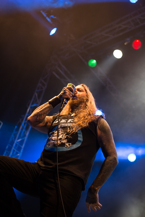 DevilDriver @ Paaspop 2014, foto 4, foto's door Dorien Goetschalckx - FrontView Magazine