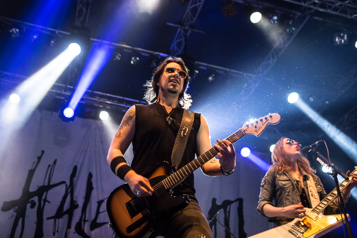 Halestorm @ Paaspop 2014, foto 15, foto's door Dorien Goetschalckx - FrontView Magazine