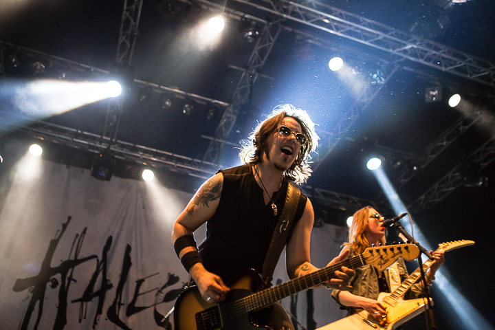 Halestorm @ Paaspop 2014, foto 16, foto's door Dorien Goetschalckx - FrontView Magazine