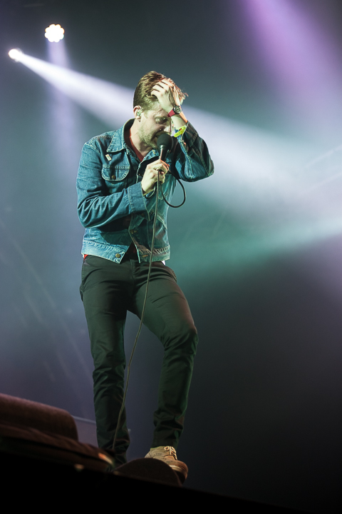 Kaiser Chiefs @ Paaspop 2014, foto 17, foto's door Dorien Goetschalckx - FrontView Magazine