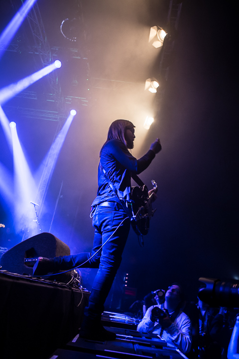 Band Of Skulls @ Paaspop 2014, foto 16, foto's door Dorien Goetschalckx - FrontView Magazine