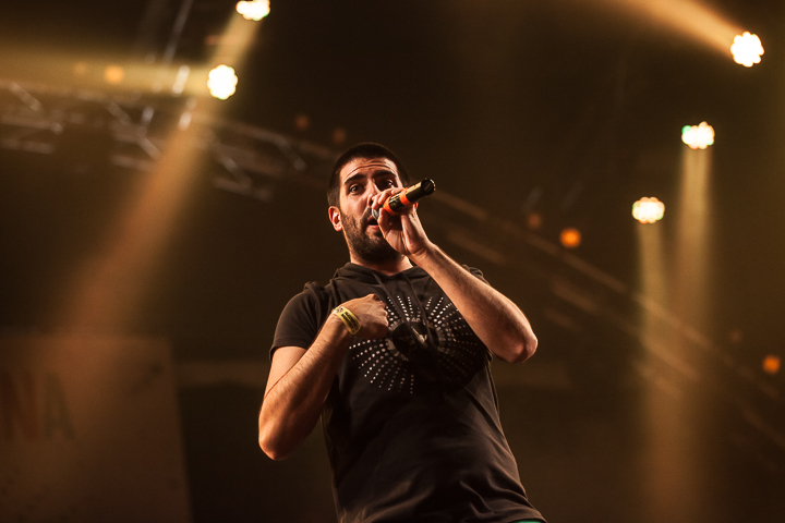 La Pegatina @ Paaspop 2014, foto 6, foto's door Dorien Goetschalckx - FrontView Magazine