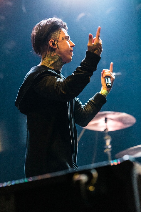 Falling In Reverse @ Groezrock 2014, foto 3, foto's door Edwin Houdevelt - FrontView Magazine