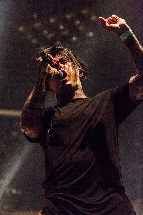 Falling In Reverse @ Groezrock 2014, foto 15, foto's door Edwin Houdevelt - FrontView Magazine