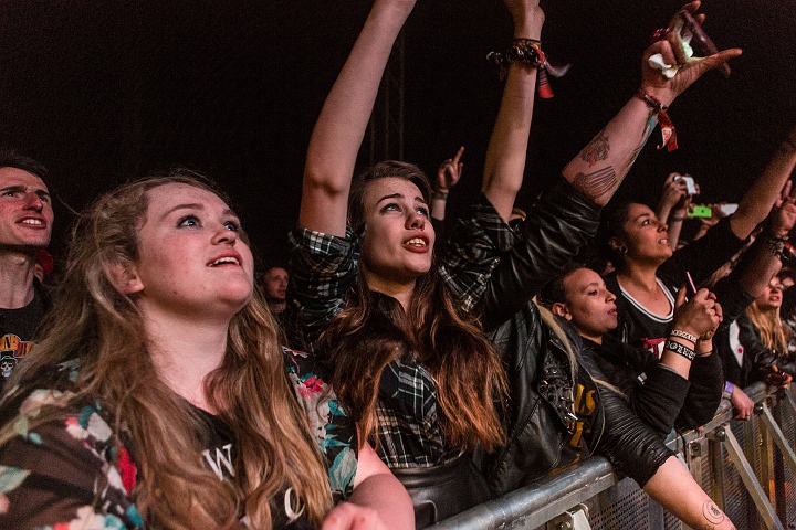 Falling In Reverse @ Groezrock 2014, foto 20, foto's door Edwin Houdevelt - FrontView Magazine
