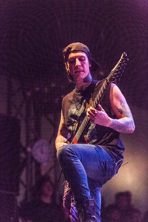 Falling In Reverse @ Groezrock 2014, foto 26, foto's door Edwin Houdevelt - FrontView Magazine
