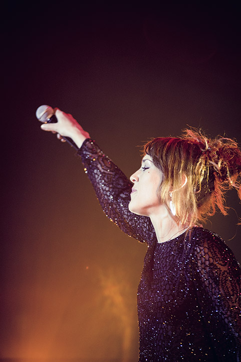 Zaz @ Vorst Nationaal, foto 1, foto's door Jef Peeters - FrontView Magazine
