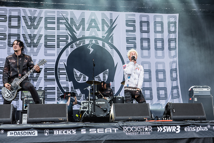 Powerman 5000 @ Rock Am Ring 2014, foto 1, foto's door Edwin Houdevelt - FrontView Magazine