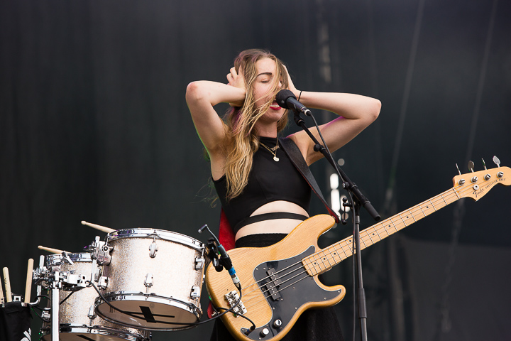Haim @ Rock Am Ring 2014, picture 11, photographed by Edwin Houdevelt - FrontView Magazine