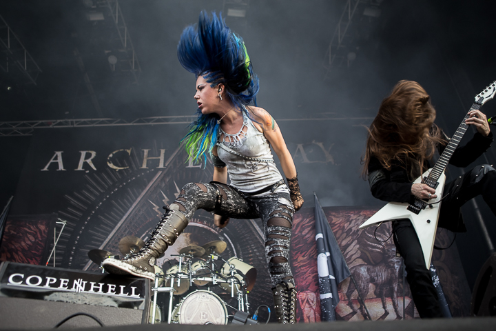 Arch Enemy @ Copenhell 2014, foto 22, foto's door Dorien Goetschalckx - FrontView Magazine
