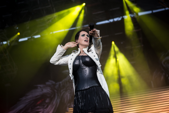Within Temptation @ Copenhell 2014, foto 3, foto's door Dorien Goetschalckx - FrontView Magazine