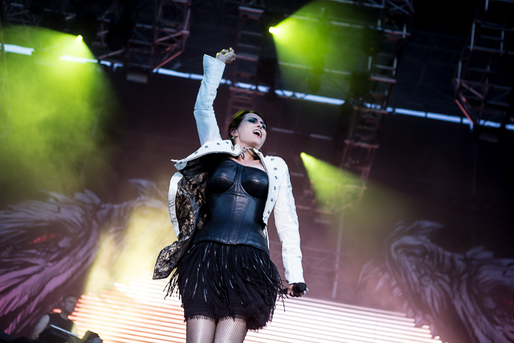 Within Temptation @ Copenhell 2014, foto 4, foto's door Dorien Goetschalckx - FrontView Magazine
