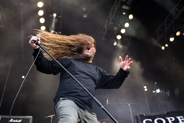 Obituary @ Copenhell 2014, foto 8, foto's door Dorien Goetschalckx - FrontView Magazine