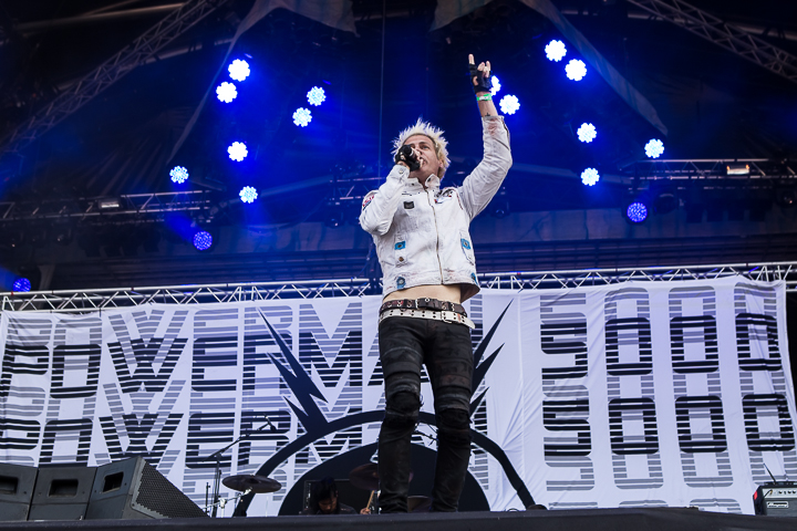 Powerman 5000 @ Hellfest 2014, foto 3, foto's door Dorien Goetschalckx - FrontView Magazine