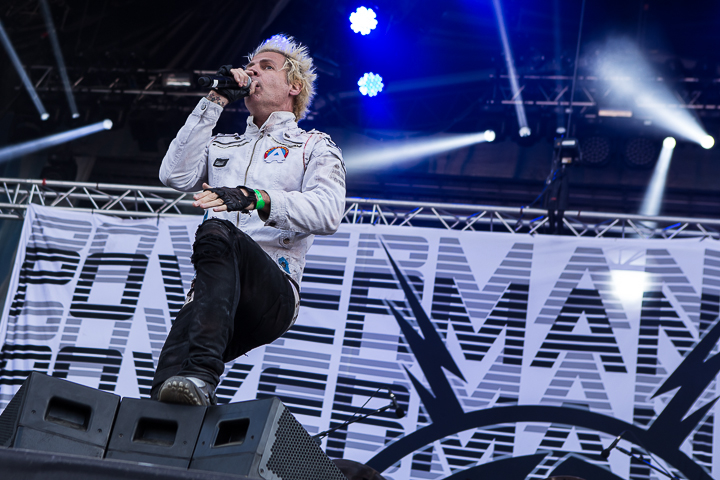Powerman 5000 @ Hellfest 2014, foto 4, foto's door Dorien Goetschalckx - FrontView Magazine