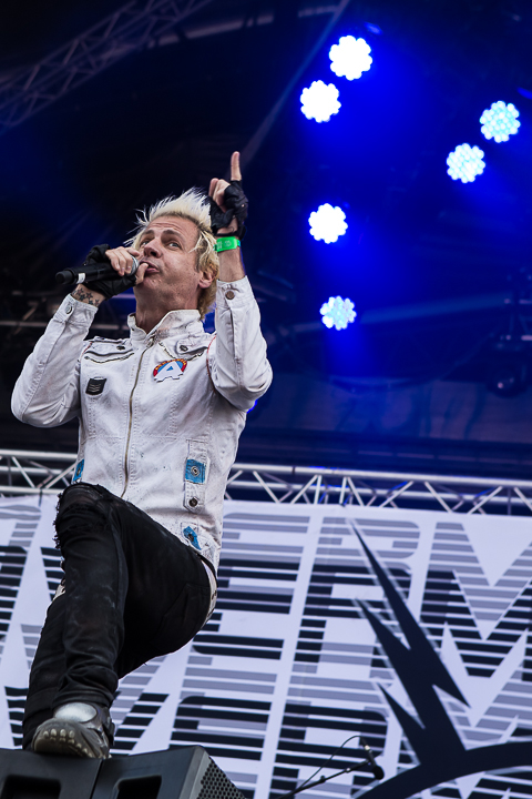Powerman 5000 @ Hellfest 2014, foto 5, foto's door Dorien Goetschalckx - FrontView Magazine