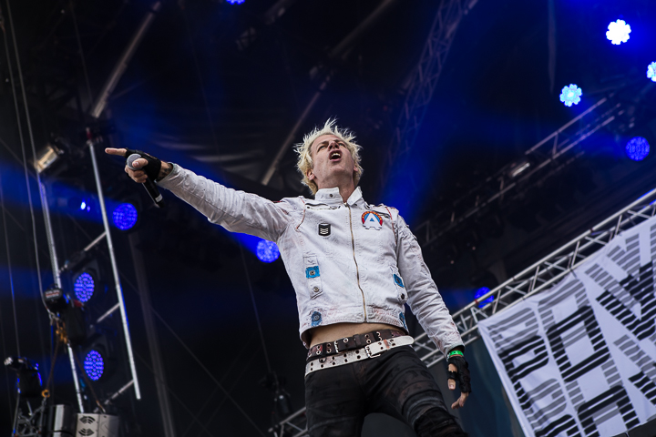 Powerman 5000 @ Hellfest 2014, foto 6, foto's door Dorien Goetschalckx - FrontView Magazine