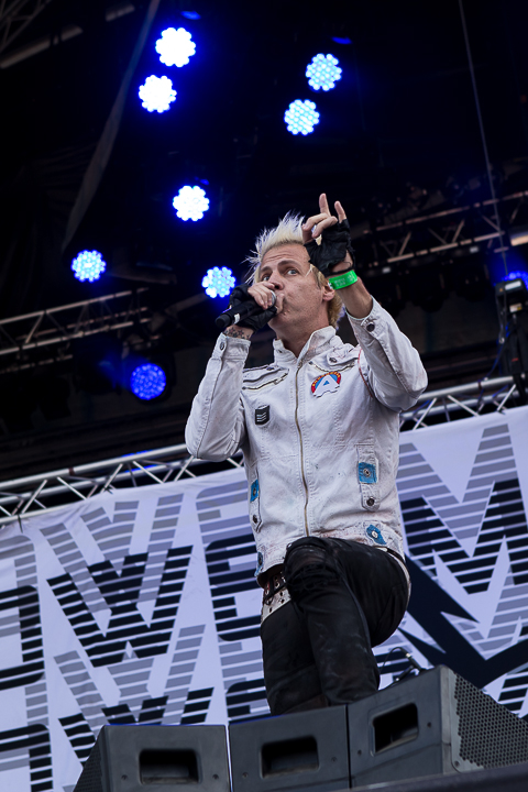 Powerman 5000 @ Hellfest 2014, foto 8, foto's door Dorien Goetschalckx - FrontView Magazine