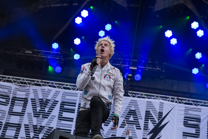 Powerman 5000 @ Hellfest 2014, foto 16, foto's door Dorien Goetschalckx - FrontView Magazine