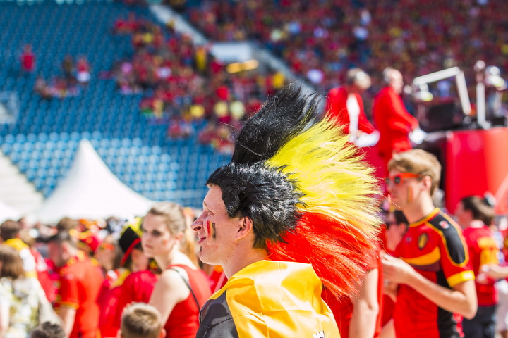 Love the samba - Belgie - Rusland @ Ghelamco arena Gent, picture 5, photographed by sven dullaert,   - FrontView Magazine