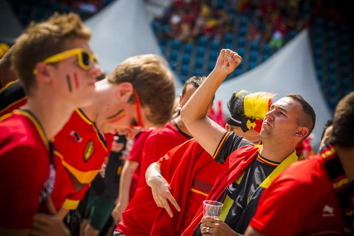 Love the samba - Belgie - Rusland @ Ghelamco arena Gent, picture 6, photographed by sven dullaert,   - FrontView Magazine