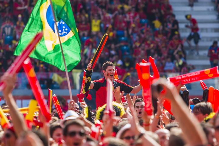 Love the samba - Belgie - Rusland @ Ghelamco arena Gent, picture 18, photographed by sven dullaert,   - FrontView Magazine