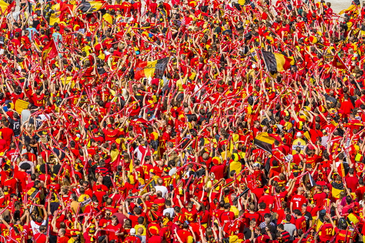 Love the samba - Belgie - Rusland @ Ghelamco arena Gent, picture 19, photographed by sven dullaert,   - FrontView Magazine