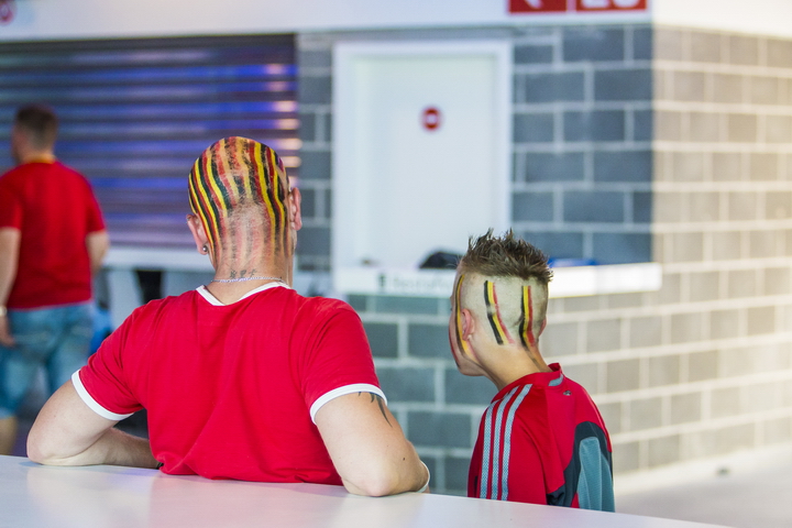 Love the samba - Belgie - Rusland @ Ghelamco arena Gent, picture 29, photographed by sven dullaert,   - FrontView Magazine