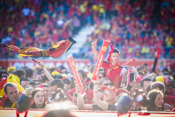 Love the samba - Belgie - Rusland @ Ghelamco arena Gent, picture 46, photographed by sven dullaert,   - FrontView Magazine