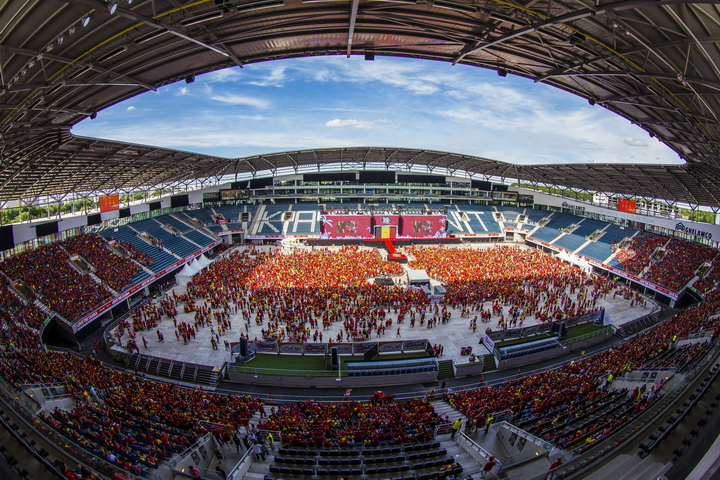Love the samba - Belgie - Rusland @ Ghelamco arena Gent, picture 55, photographed by sven dullaert,   - FrontView Magazine