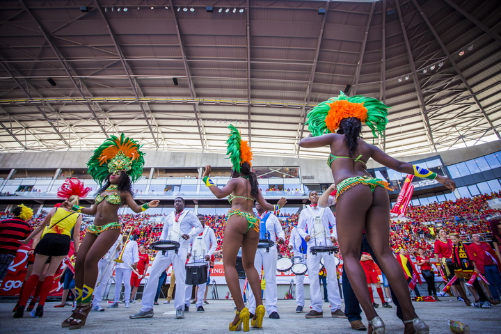 Love the samba - Belgie - Rusland @ Ghelamco arena Gent, picture 64, photographed by sven dullaert,   - FrontView Magazine