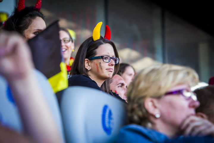 Love the samba - Belgie - Rusland @ Ghelamco arena Gent, picture 66, photographed by sven dullaert,   - FrontView Magazine