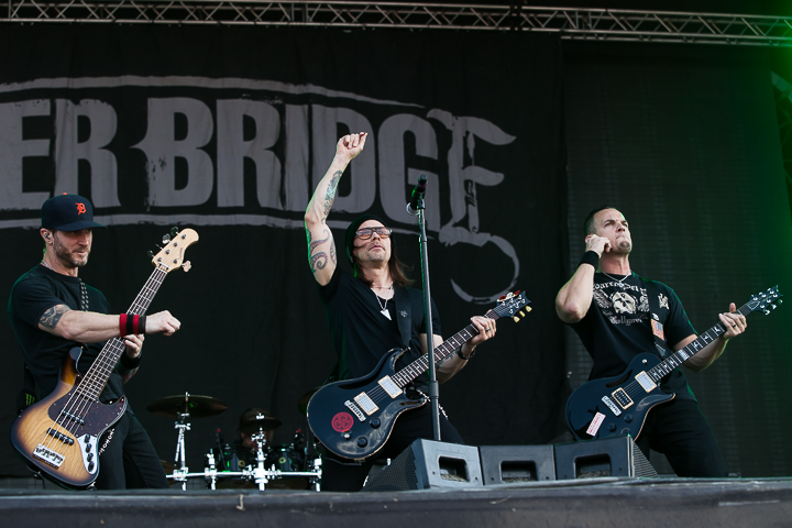 Alter Bridge @ Hellfest 2014, picture 22, photographed by Dorien Goetschalckx - FrontView Magazine