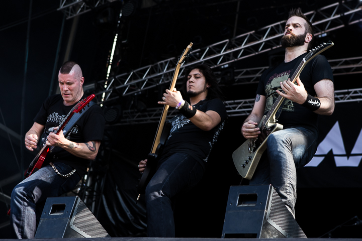 Annihilator @ Hellfest 2014, foto 1, foto's door Dorien Goetschalckx - FrontView Magazine