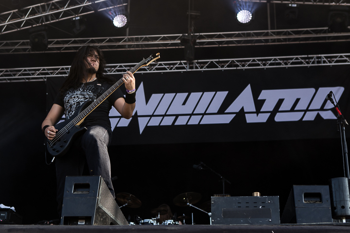 Annihilator @ Hellfest 2014, foto 6, foto's door Dorien Goetschalckx - FrontView Magazine