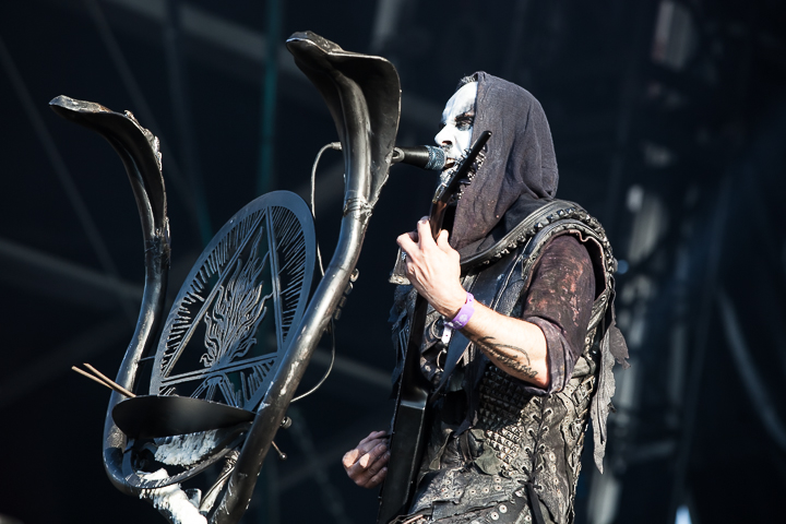 Behemoth @ Hellfest 2014, foto 1, foto's door Dorien Goetschalckx - FrontView Magazine