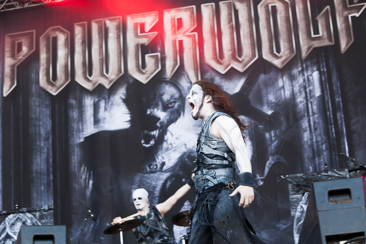 Powerwolf @ Hellfest 2014, picture 2, photographed by Dorien Goetschalckx - FrontView Magazine