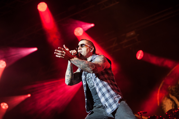 Avenged Sevenfold @ Hellfest 2014, picture 1, photographed by Dorien Goetschalckx - FrontView Magazine