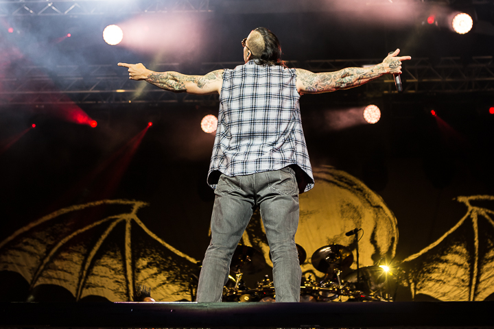 Avenged Sevenfold @ Hellfest 2014, picture 8, photographed by Dorien Goetschalckx - FrontView Magazine