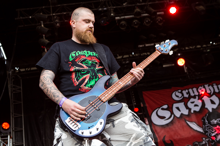 Crushing Caspars @ Hellfest 2014, picture 2, photographed by Dorien Goetschalckx - FrontView Magazine