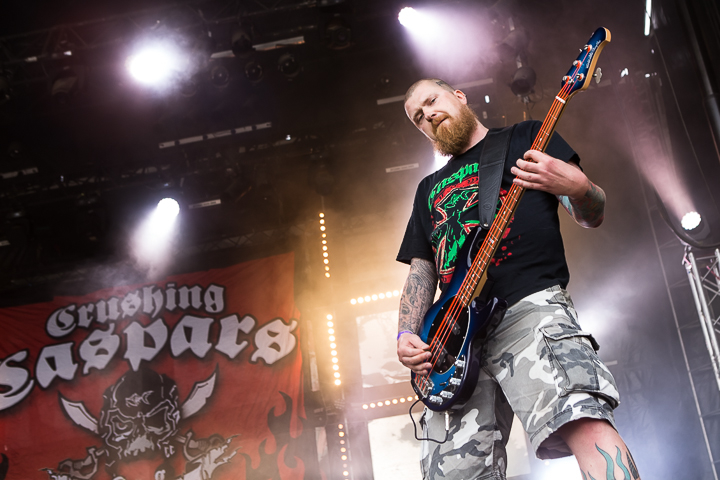 Crushing Caspars @ Hellfest 2014, picture 4, photographed by Dorien Goetschalckx - FrontView Magazine