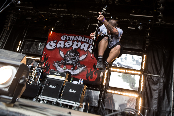 Crushing Caspars @ Hellfest 2014, picture 6, photographed by Dorien Goetschalckx - FrontView Magazine