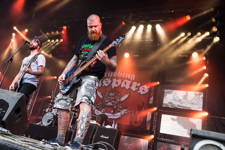 Crushing Caspars @ Hellfest 2014, picture 9, photographed by Dorien Goetschalckx - FrontView Magazine
